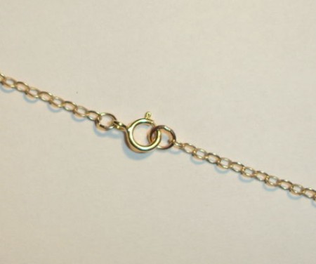 CATENINA IN VERO ORO 9 KT